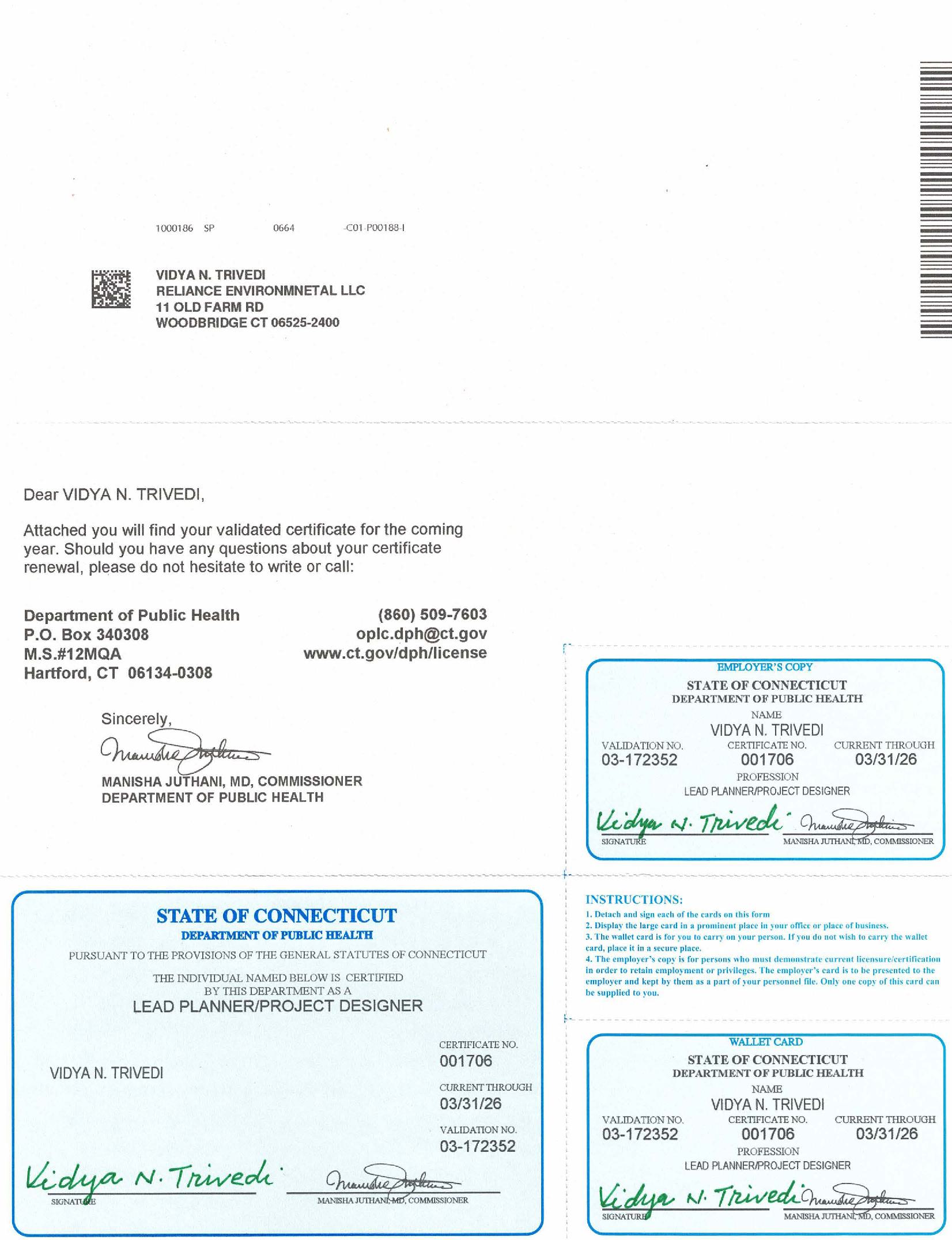 Certificate 3